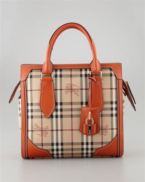 burberry haymarket tote small|Burberry haymarket check tote bag.